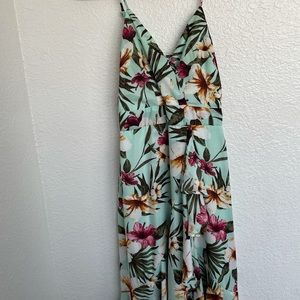 Floral wrap dress